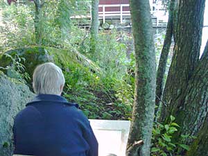 aquarelleren in Finland bij Penttilä