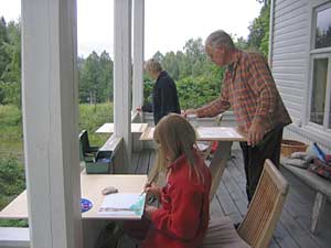 aquarelleren in Finland