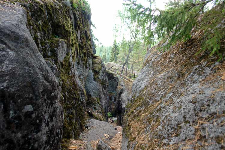 Hiking in Finland - Rapala Rocks, along nature trails and wilderness trails.