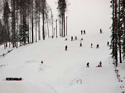 skiing winter cottages - skandinavia - skiing, snowboarding, dogsleds, snow mobiles, trekking, fishing, swimming and sauna holidays - vacations in your own cottage in south east Finland - at Penttilä Gardens