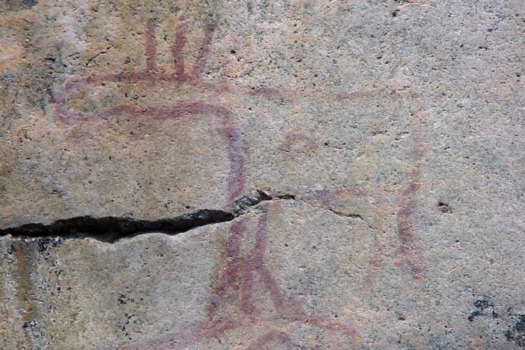 The Rock paintings of Astuvansalmi, Ristiina - 20 kilometers from Ristiina