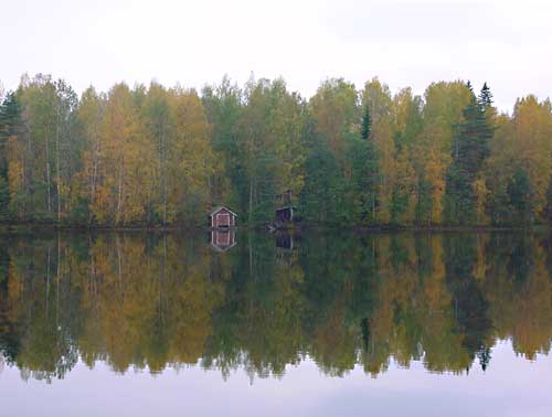 Kangasniemi, Finland - winter cottages zomerhuisjes - skandinavia - skiing, snowboarding, dogsleds, snow mobiles, trekking, fishing, swimming and sauna holidays - vacations in your own cottage in south east Finland - summer, fall, autumn, winter and spring at Penttilä Gardens